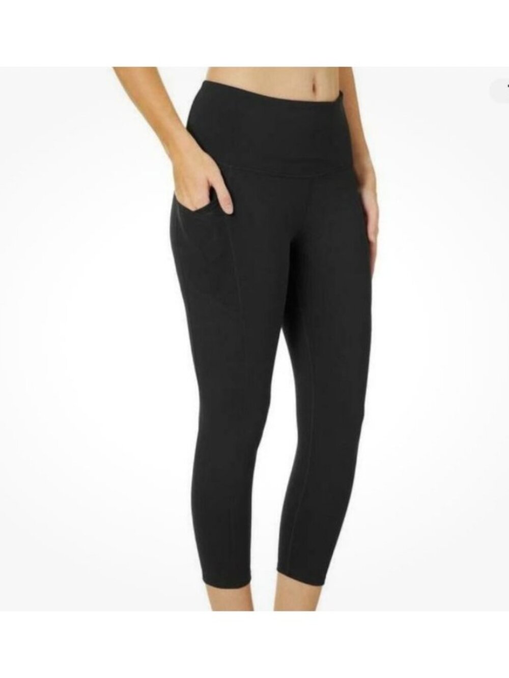 Gaiam Black High-Waist Yoga Leggings XS